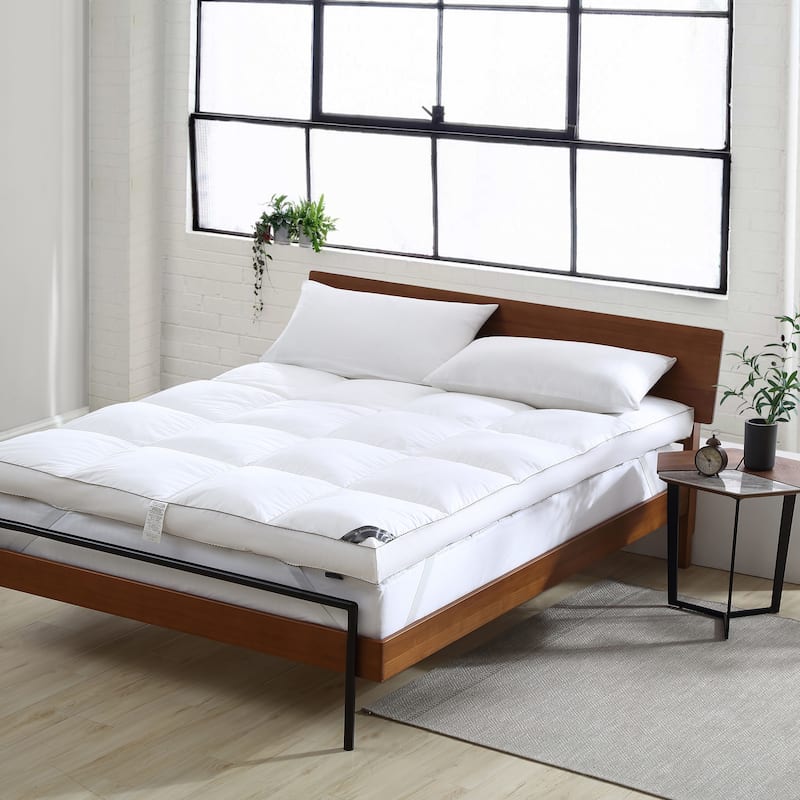Smithsonian Sleep Collection 4-inch White Goose Down Pillow Top Feather Bed - Full