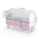 preview thumbnail 14 of 12, Toy Storage Cabinet,Kids bookcase with Collapsible Fabric Drawers