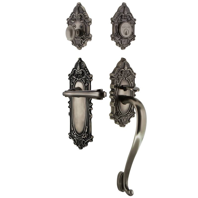Nostalgic Warehouse Victorian Right Handed Sectional Single Cylinder - Antique Pewter