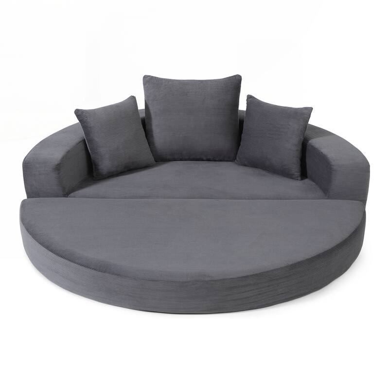 Convertible Sofa Couch Bed,Nulti-functional,Circular Bed,Adjustable Futon Sofa