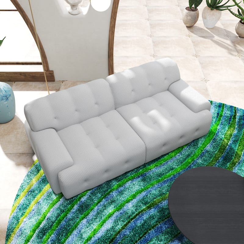 86.6'' Modern Comfy Couch 3 Seater