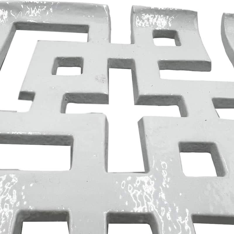 Decorative Handmade Aluminum Modern Tray