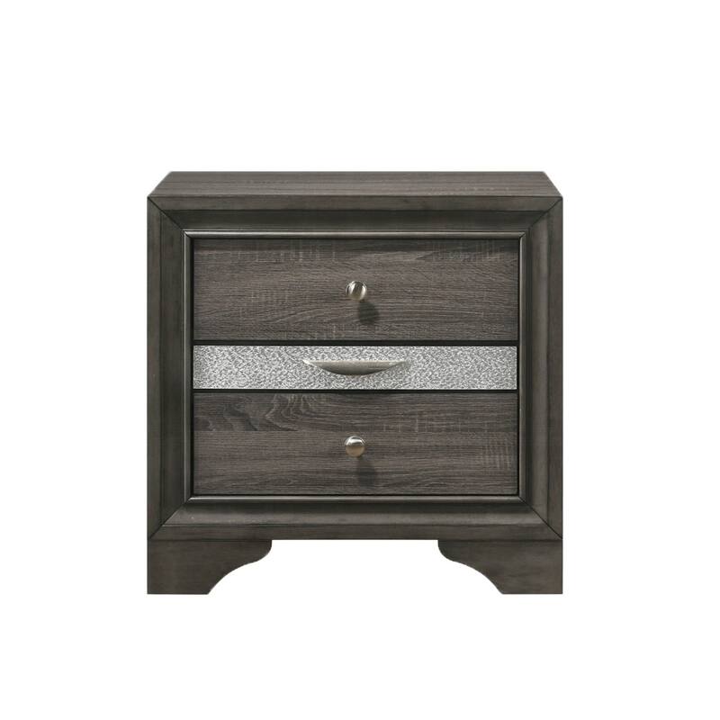 2 Drawers and 1 Jewelry Drawer Nightstand