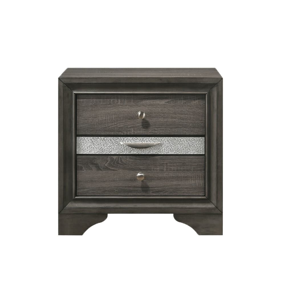 2 Drawers and 1 Jewelry Drawer Nightstand