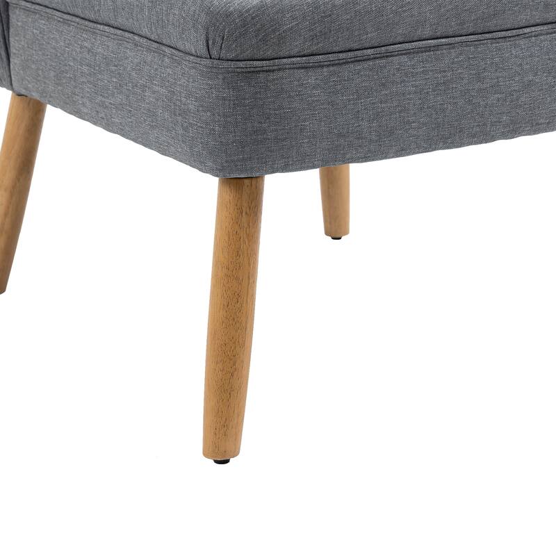 2 Set Modern Armless Accent Chair