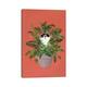 iCanvas "Cleo In A Fern" by Kim Haskins Canvas Print