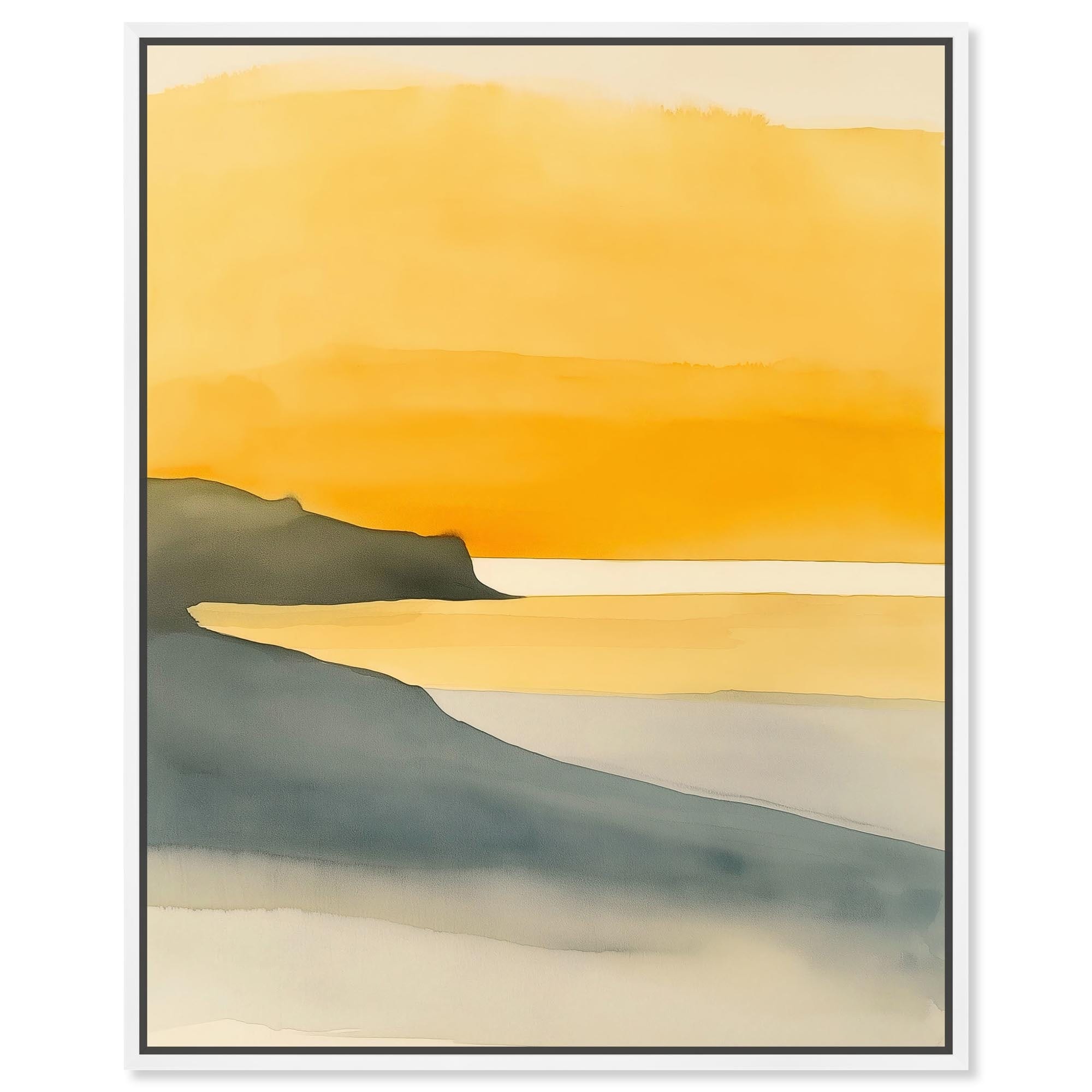 Dawn on the Waves Canvas by Art Remedy