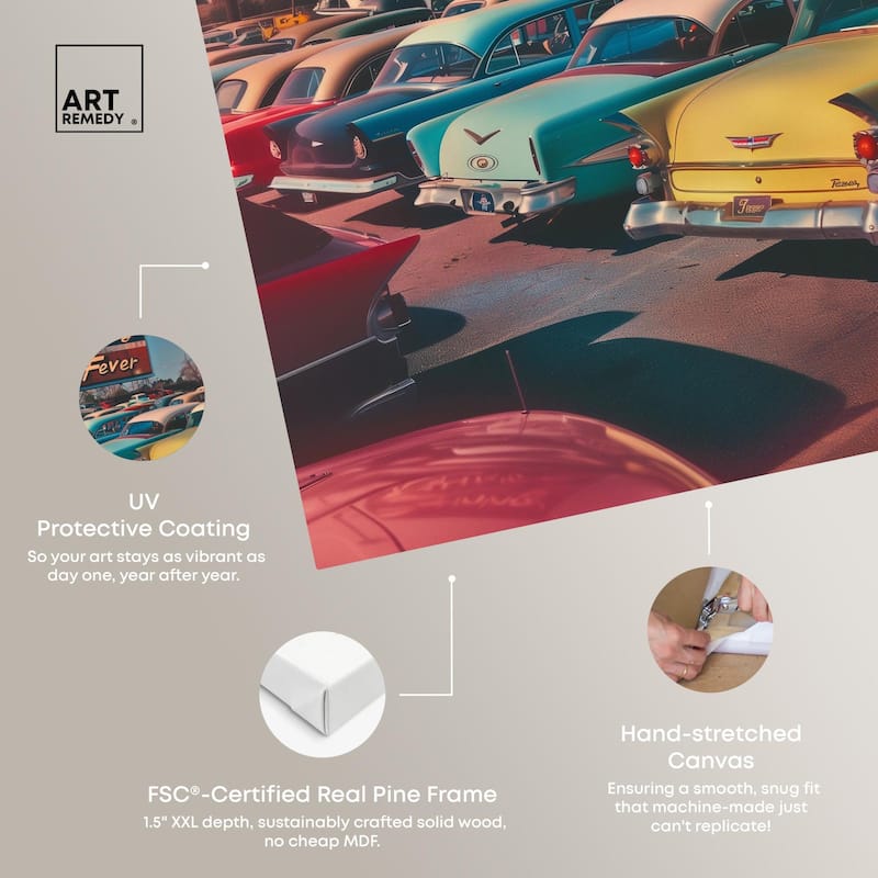 Spring Drive By Canvas by Art Remedy, Gallery Wrapped