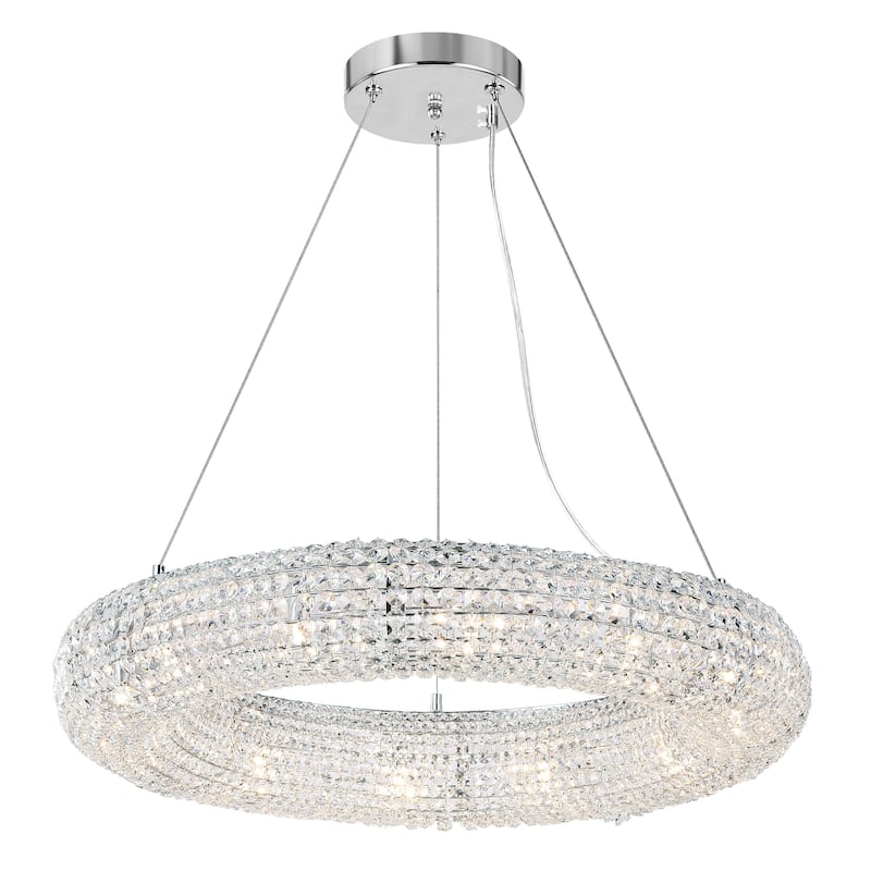 Veronique 12 Light Chrome Chandelier - Chrome