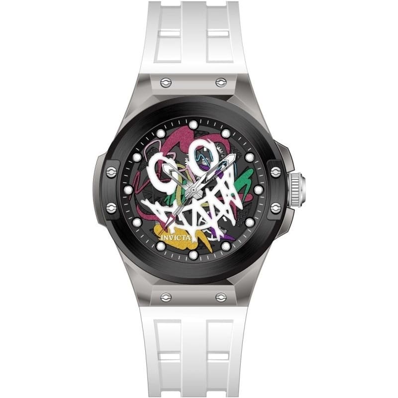 Invicta Men's 50004 Sea Base Quartz PC21 Brass, Plastic Dial Watch - Black