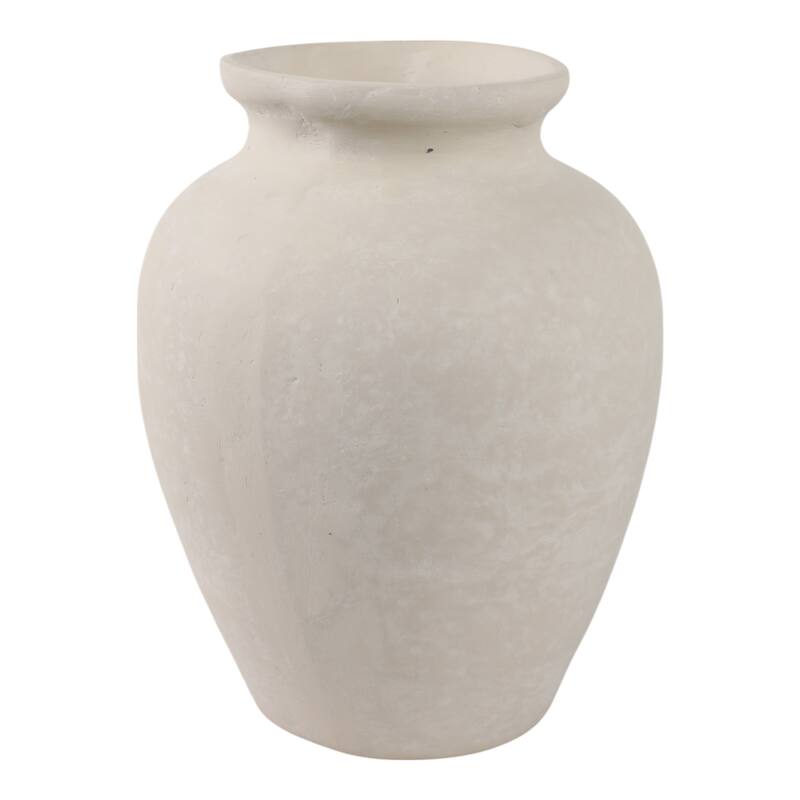 Decorative Round Pottery Vase for Home Decor