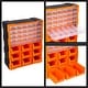 preview thumbnail 7 of 10, Plastic Storage Drawers - 39-Drawer Screw Organizer - Craft Cabinet for Storing Hardware, Beads, Toys by Stalwart (Black)