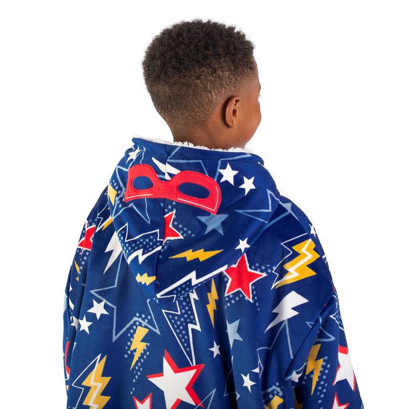 Bare Homey B-Cozy Oversized Sherpa Wearable Blanket