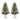 3ft Christmas Tree Pre-Lit Artificial Christmas Tree with Snowflake Base