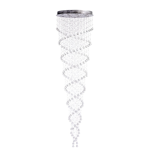 Beautiful Cascading Crystal Chandelier - Two sizes available. Opens flyout.