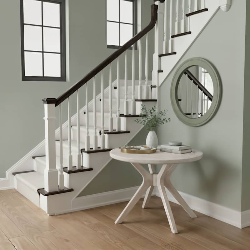 Plank and Beam Verso Cross Leg Round Dining Table - 38"