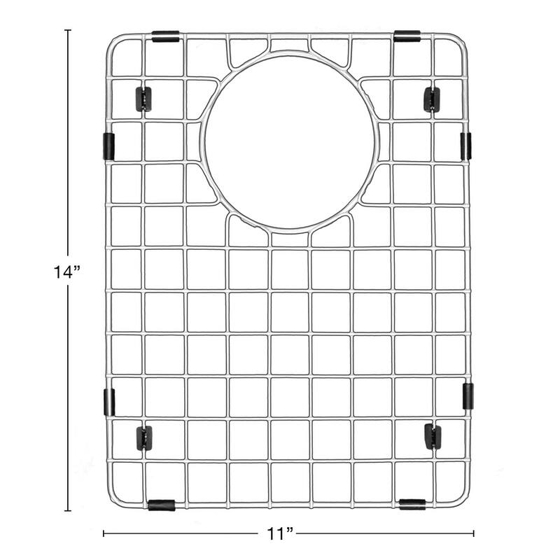 Karran Stainless Steel Bottom Grid 11" x 14" fits QT-610 and QU-610