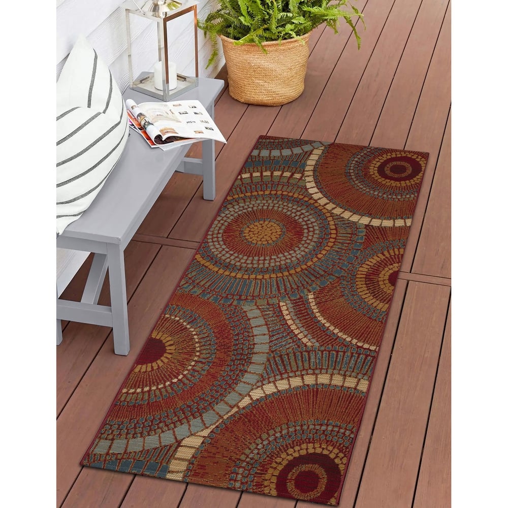 Liora Manne Esencia Circles Indoor/Outdoor Mat