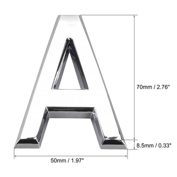 Self Adhesive House Letter ABS Plastic Letter for Mailbox Address Sign