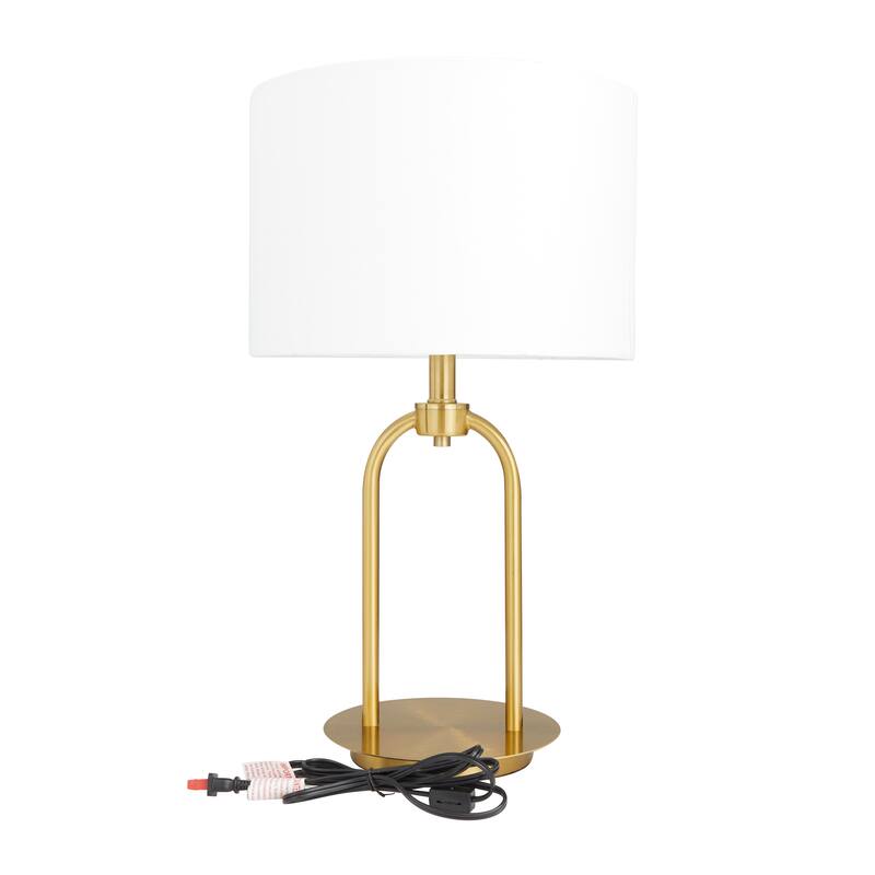 Gold Metal Paper Clip Floor Lamp