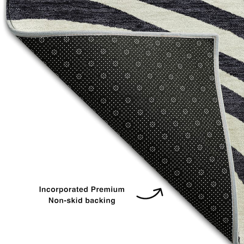 Premium Washable Super Soft Modern Mesmerize Mayfield Rug