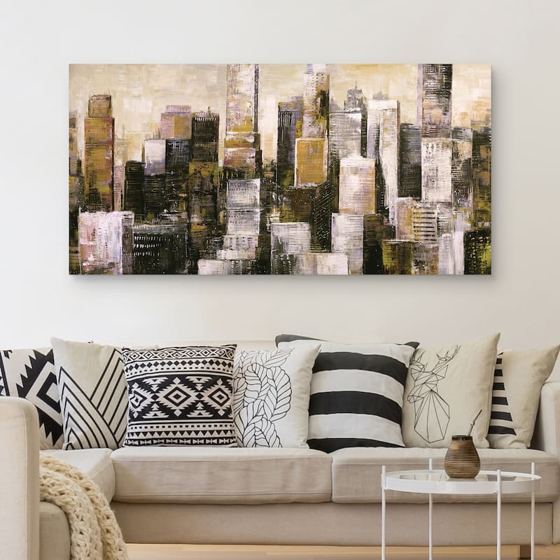 City Gold I by Sandy Doonan Canvas Art Print