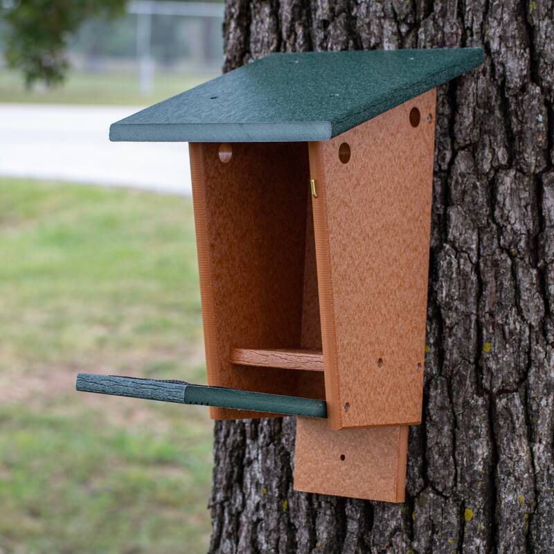 OUTDOOR LEISURE PRODUCTS Model GM22TGC Blue Bird House Made of High Density Poly Resin