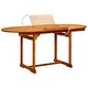 preview thumbnail 24 of 42, vidaXL Garden Dining Table (59.1"-78.7")x39.4"x29.5" Solid Acacia Wood