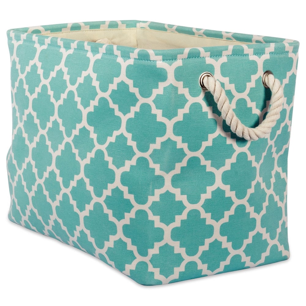 DII Lattice Decorative Storage Bin