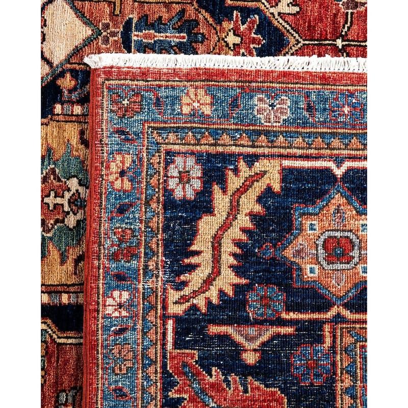 Serapi One-of-a-Kind Hand-Knotted Area Rug - Red, 8' 2" x 10' 4" - 8' 2" x 10' 4"