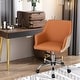 preview thumbnail 3 of 8, Gymax Adjustable Desk Chair PU Leather Office Chair Swivel Leisure