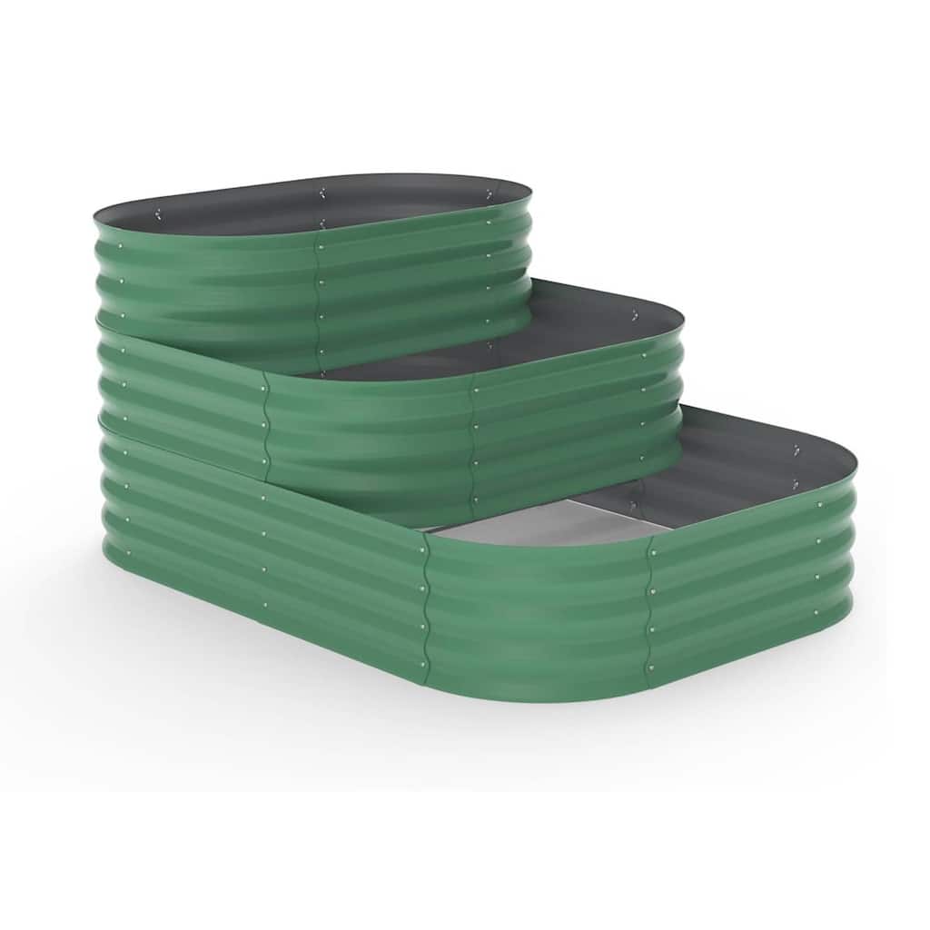 Galvanized Tiered Raised Garden Bed Kit with Open Base