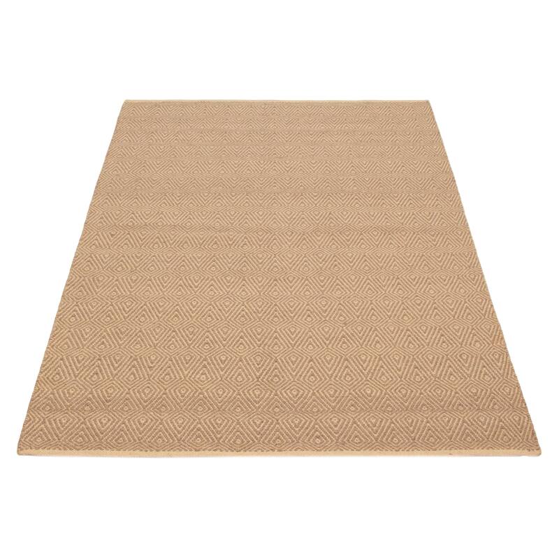 Nevada Brown Kilim 5'2" x 7'4" - 5'2 x 7'4