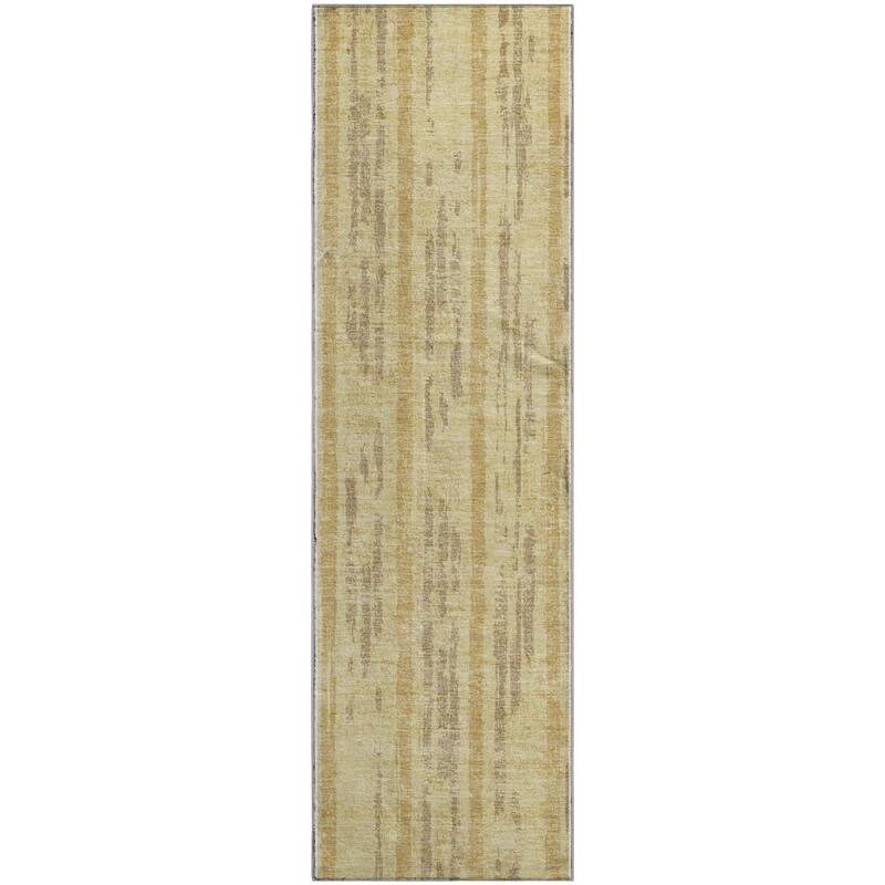Premium Washable Super Soft Stripe Abrash Mayfield Rug