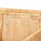 preview thumbnail 6 of 9, Karis Rattan Dining Chair - Handwoven Wicker Armchair with Mahogany Wood, Coastal Boho Style Indoor Seating