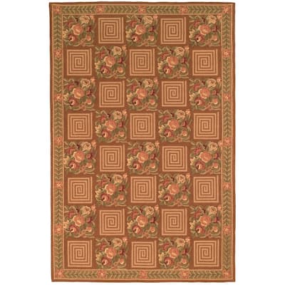 SAFAVIEH Handmade Chelsea Carli French Country Wool Rug