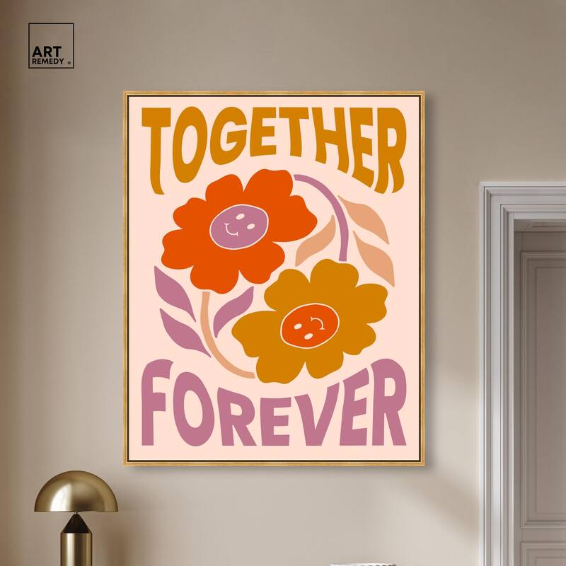 We Together Canvas by Art Remedy