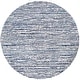 preview thumbnail 12 of 10, Livabliss Monte Carlo Casual Stripe Area Rug Navy - 5'3" x 5'3" Round