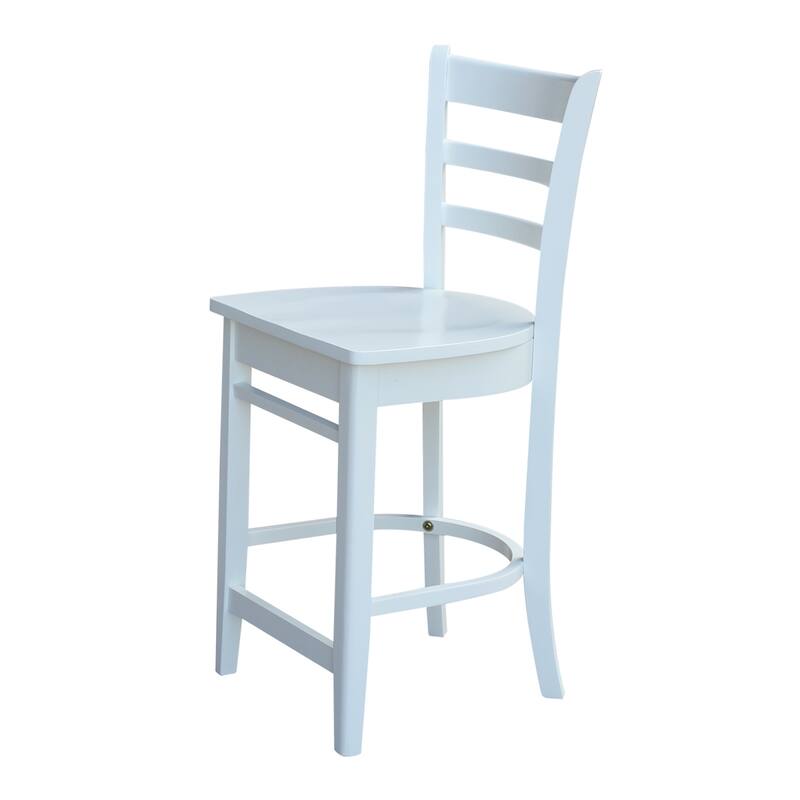 International Concepts Solid Wood Emily Dining Stool