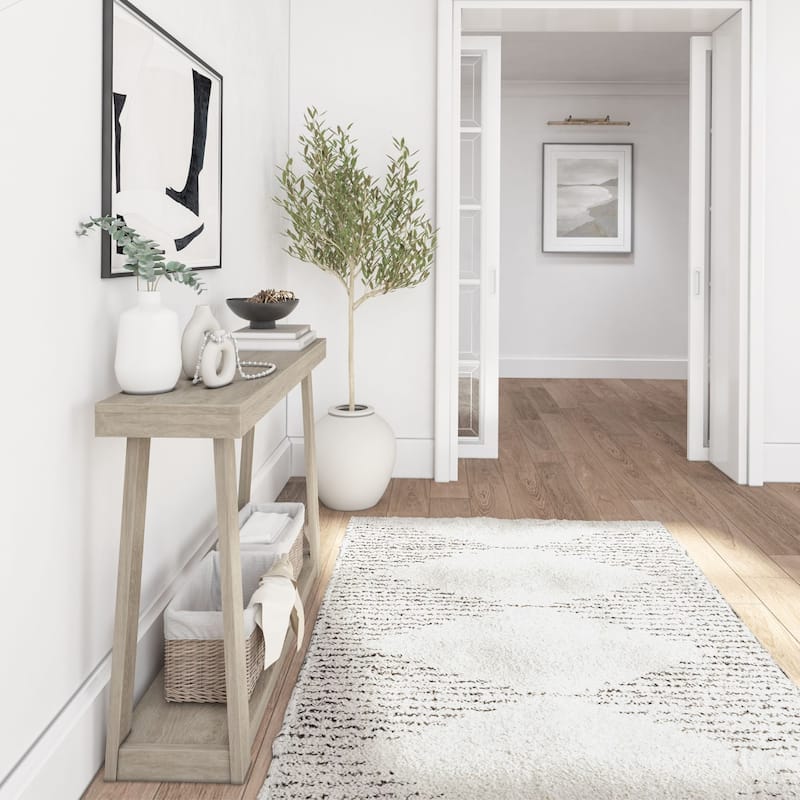 Plank and Beam Classic Console Table with Shelf - 46"