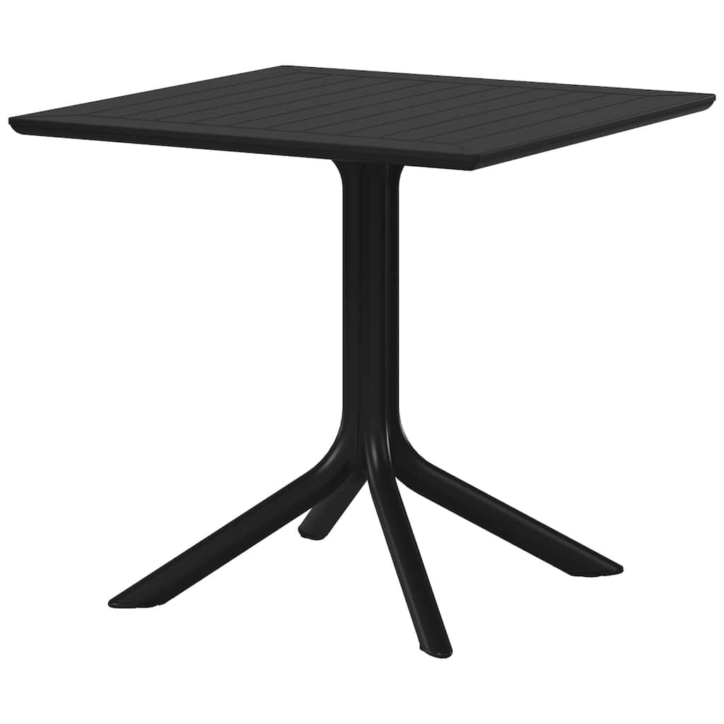 Frond and Form 31.5 Inch Outdoor Square Dining Table