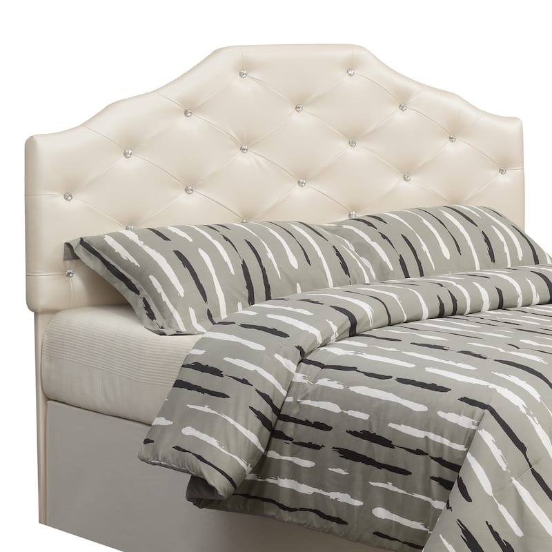 Steve Silver Dayton Pearl Upholstered Queen Headboard