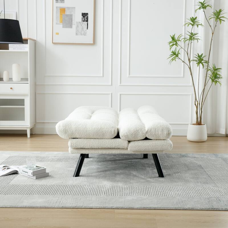 Thick cushion sofa, sofa bed, sleeper sofa with metal feet