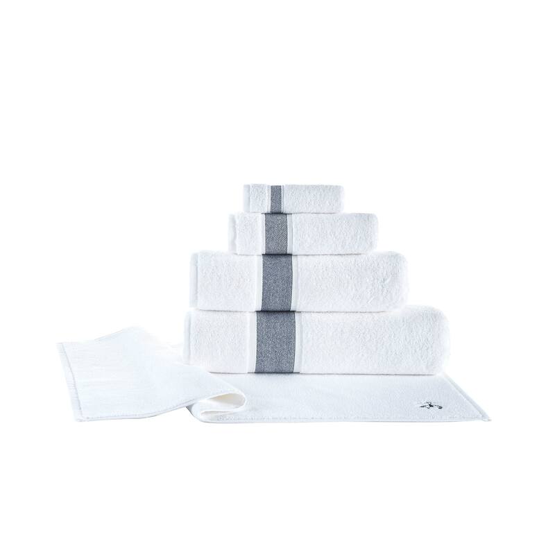 Brooks Brothers Ottoman Rolls 3 pcs Towel Set