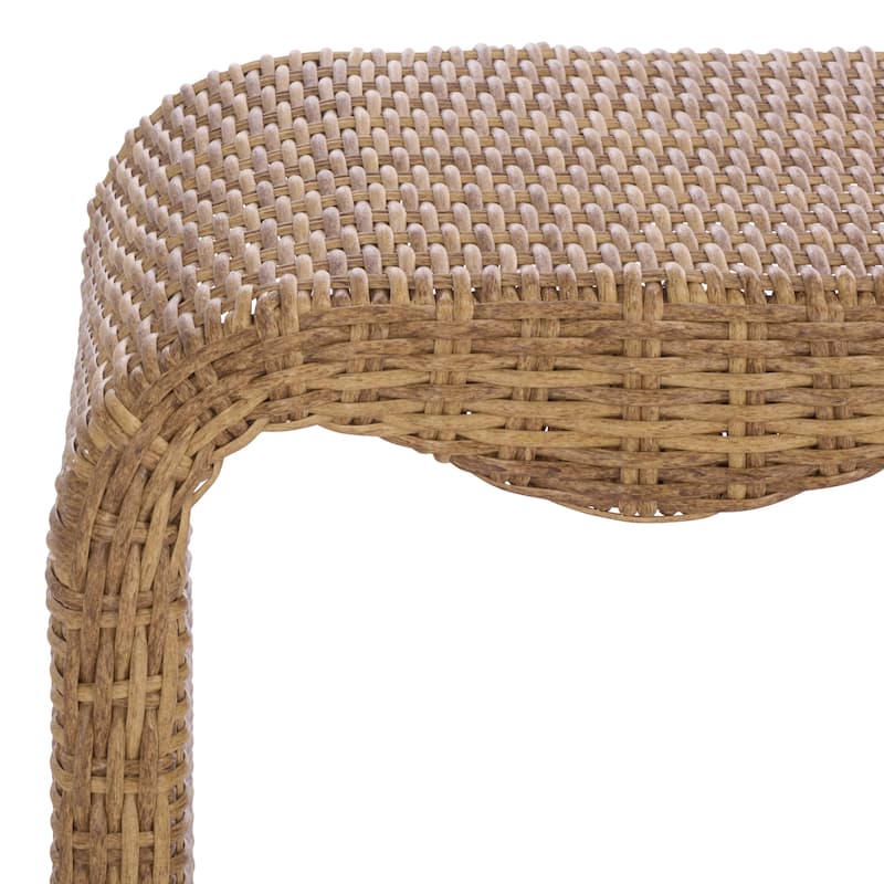 SAFAVIEH Couture Lynsee Wicker Bench - 60"W x 20"D x 20"H