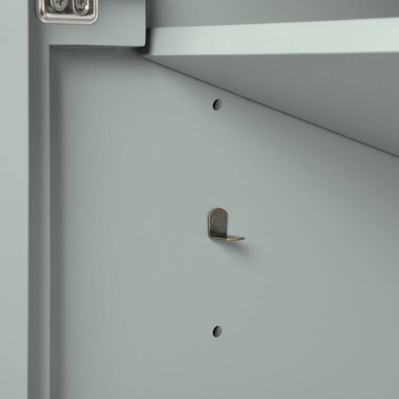 Diya Undermount Single Sink Bathroom Vanity with White Engineered Marble Top