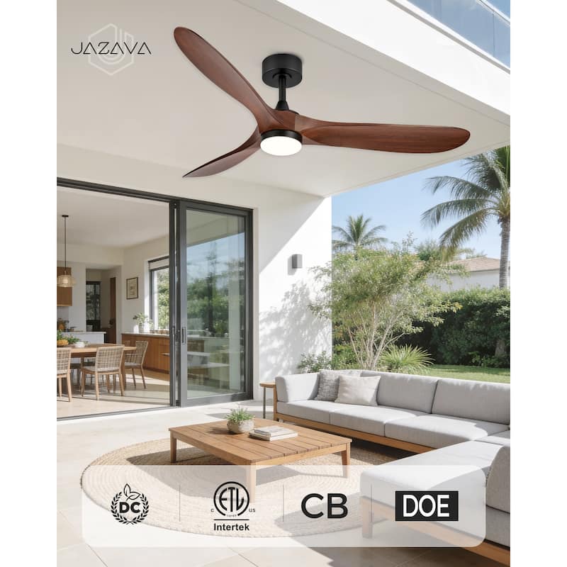 52"or 62" Diammable Ceiling Fan with Light,DC Motor and Remote