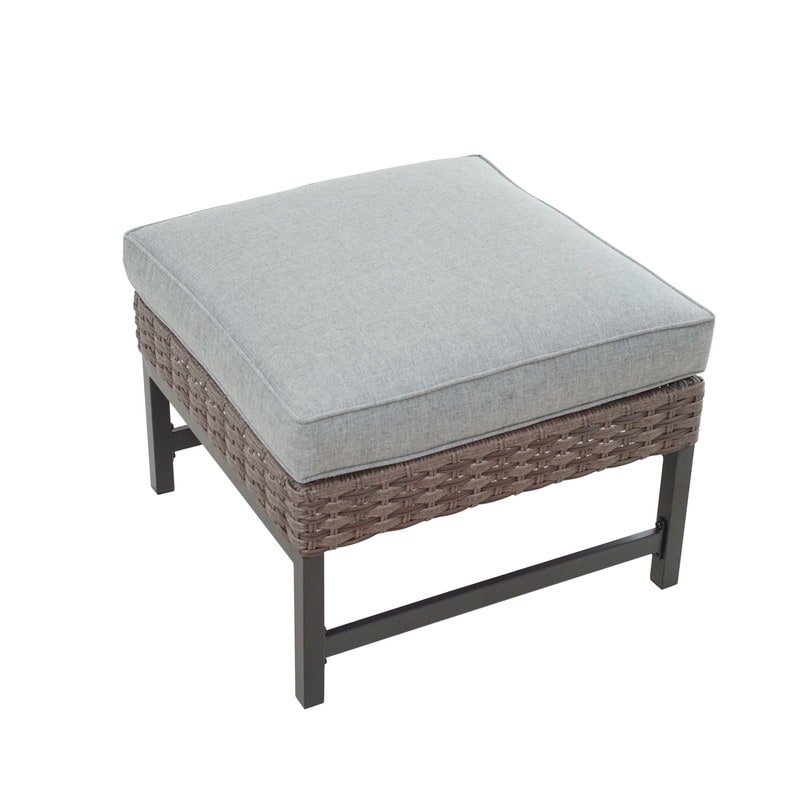 Patio Festival 10-Piece Wicker Outdoor Conversation Set