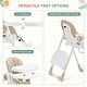 preview thumbnail 8 of 19, Foldable High Chairs for Babies and Toddlers with 7 Height and 5 Recline Adjustable Backrest