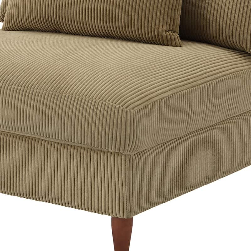 80.3" W Upholstered 3-Piece Sectional Modular Sofa
